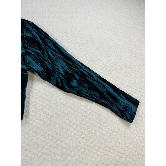 Vintage Miller Stockman Velvet Blouse Western‎ Bolero | Green | Size Medium - Picture 4 of 13
